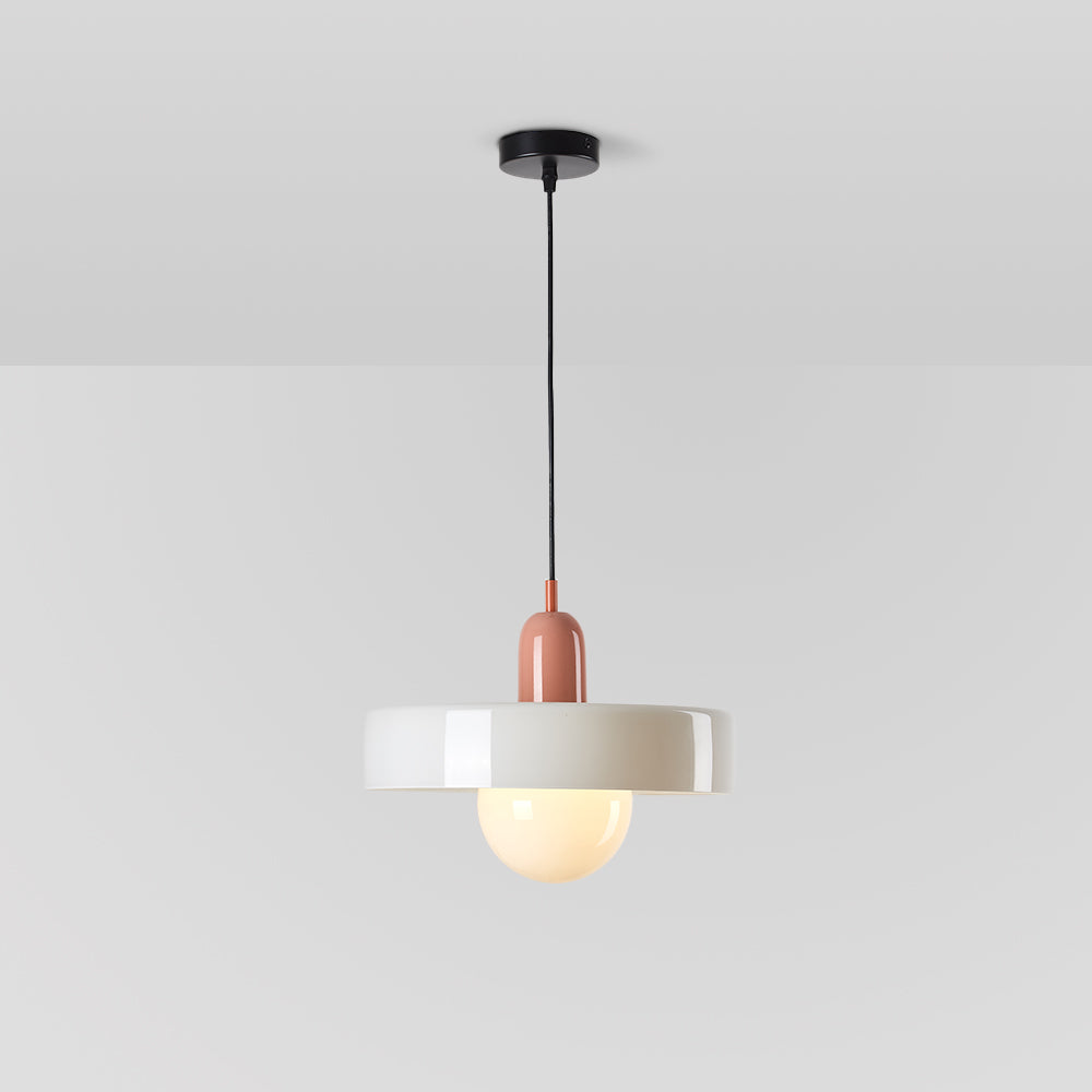 Jess Suspension Ronde Vintage Verre Salon - Neutralighting