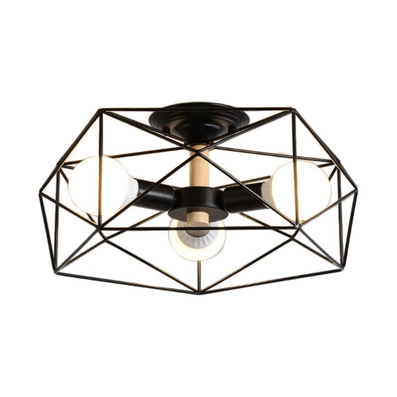 Arisha Moderne LED Plafonnier Doré/Blanc Métal Salon Chambre à coucher - Neutralighting