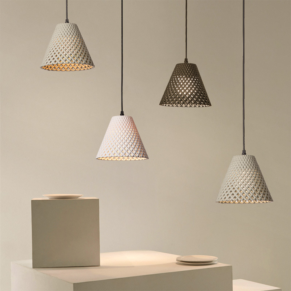 Valentina Moderne Cône Tissu Forme Suspension Chambre à Coucher Salle à Manger - Neutralighting
