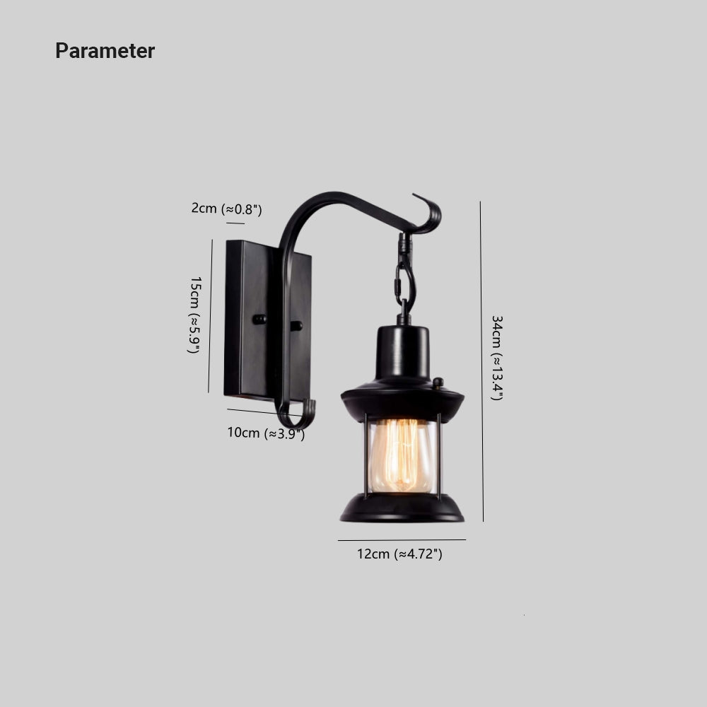 Silva Applique Murale du Style Industriel de Campagne, D 12CM