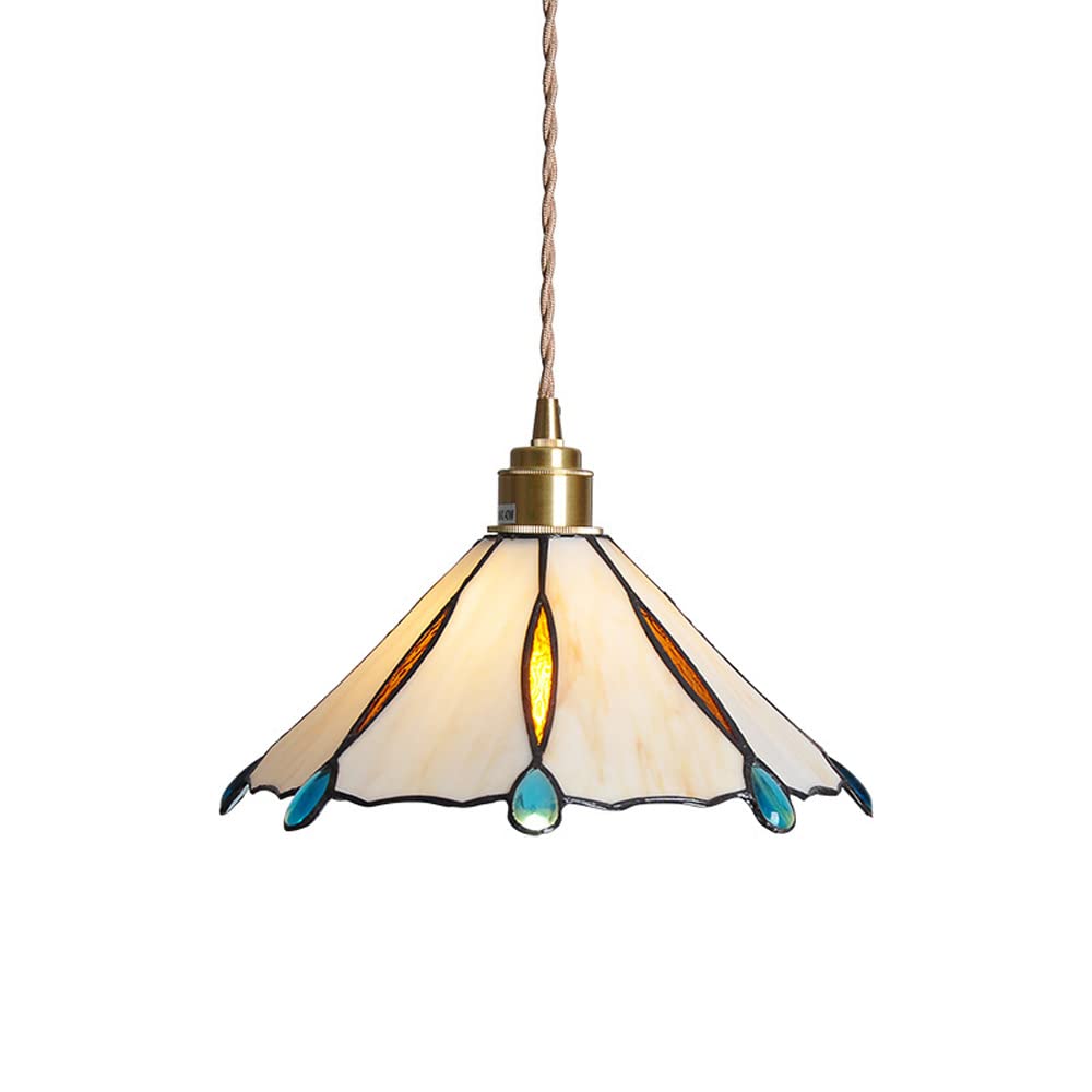 Tiffany Vintage Suspension Métal/Verre Chambre/Salon/Entrée - Neutralighting
