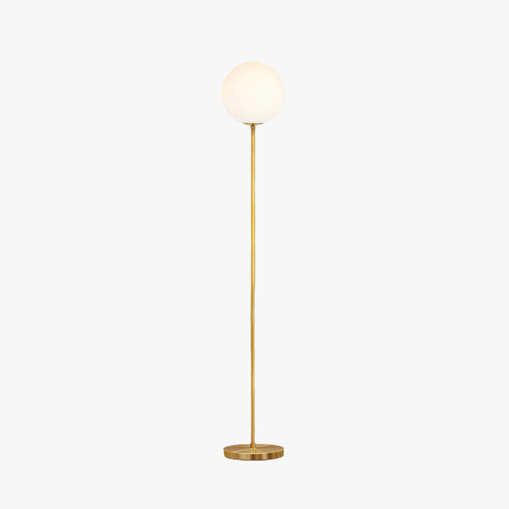 Valentina Design Lampadaire Bulle Simple Métal/Acrylique Doré Salon - Neutralighting