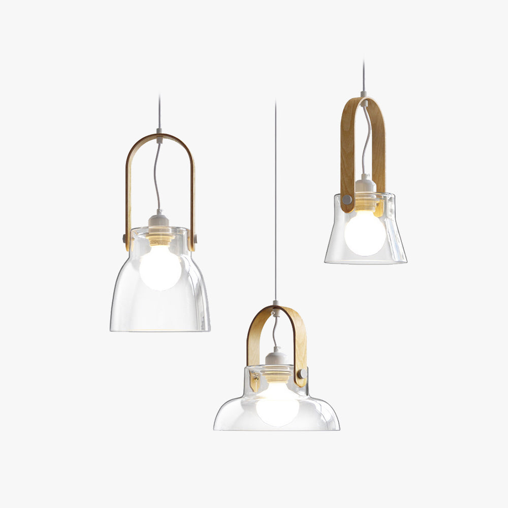 Valentina Moderne Luminaires Suspensions Dôme Minimaliste Métal/Verre Or Transparent Salon - Neutralighting