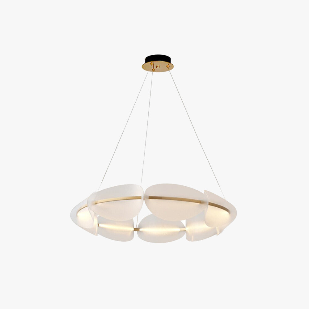 Arisha Suspension Ronde Moderne, Métal/Acrylique, Couleur Variable, Salon/Chambre à Coucher - Neutralighting