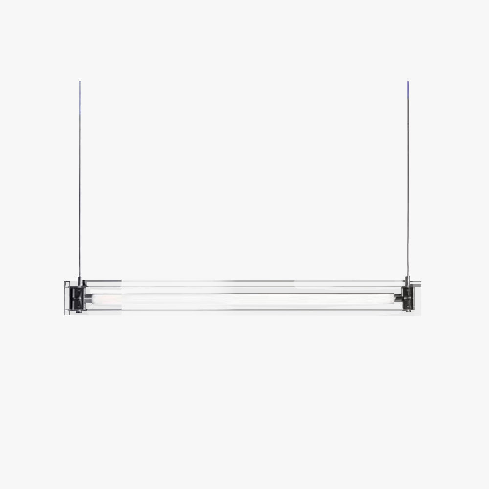 Ray Suspension Linéaire Classique, Métal/Verre, Blanc, Salle à Manger/Chevet - Neutralighting