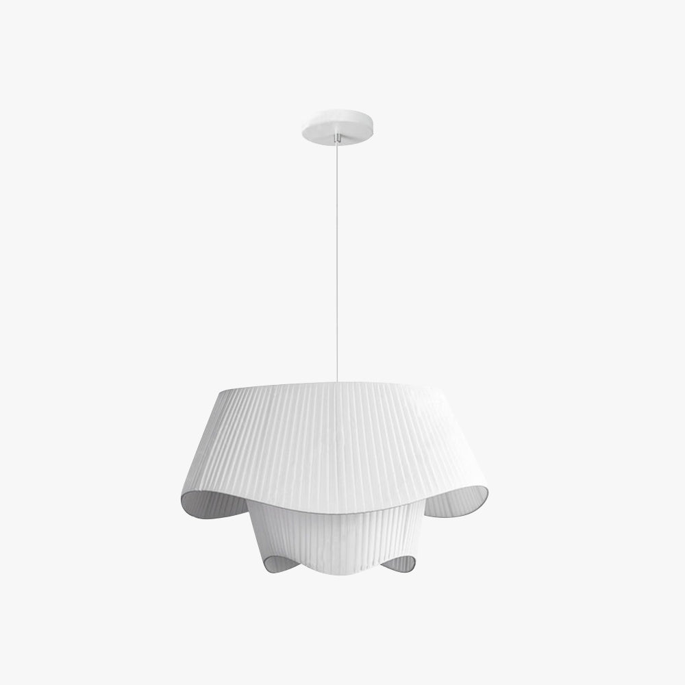 Ritta Suspension Nordique, Métal/Tissu, Blanc, Salon - Neutralighting