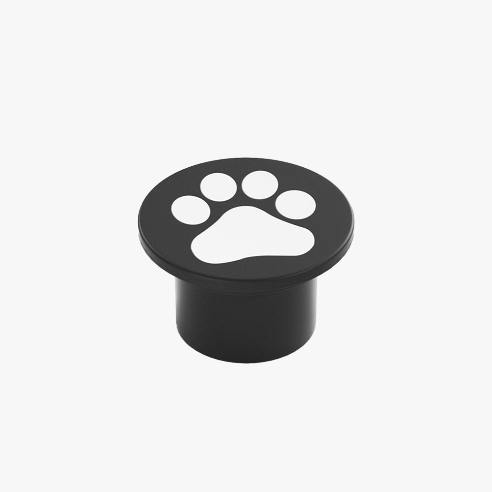 Aria Lampe Extérieure au Sol Patte de chat Moderne, Métal, Gris, Cour - Neutralighting
