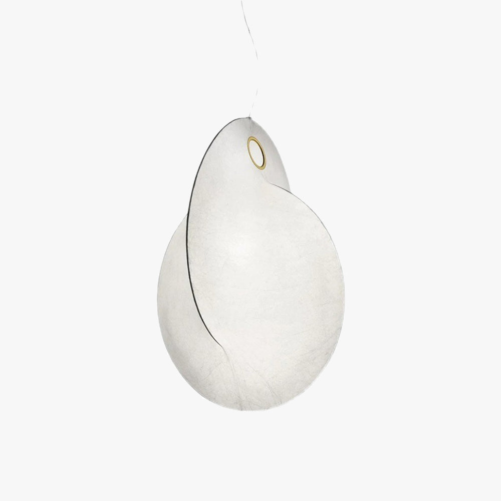 Ritta Suspension Boule Moderne, Métal/Soie, Blanc, Salon/Chambre à Coucher - Neutralighting