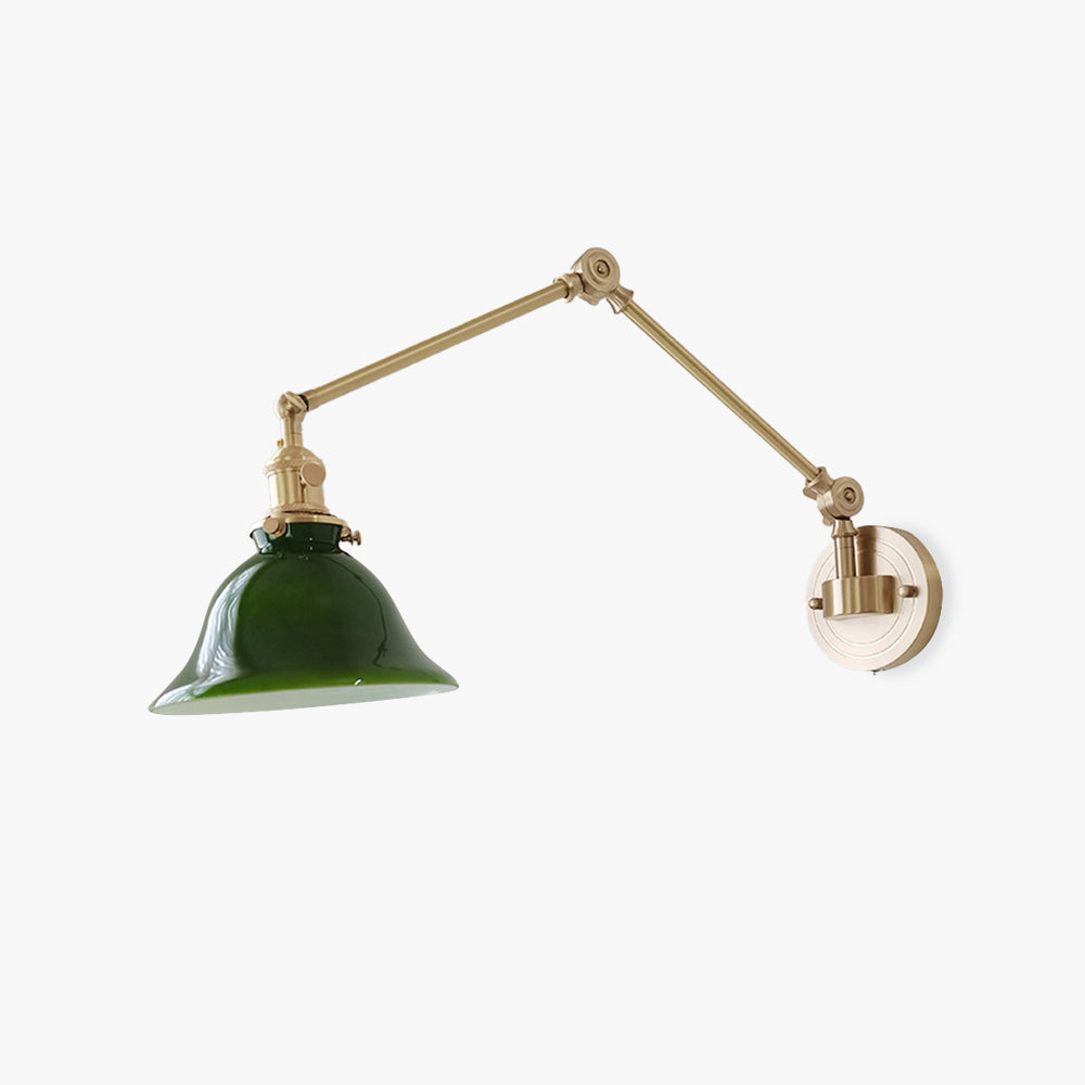 Epoch Applique Murale Vintage/Pliable, Vert/Blanc, Métal, Chambre - Neutralighting