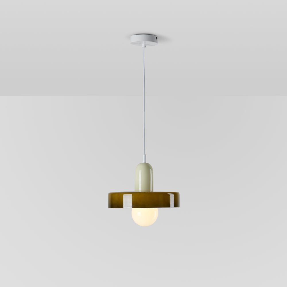 Jess Suspension Ronde Vintage Verre Salon - Neutralighting