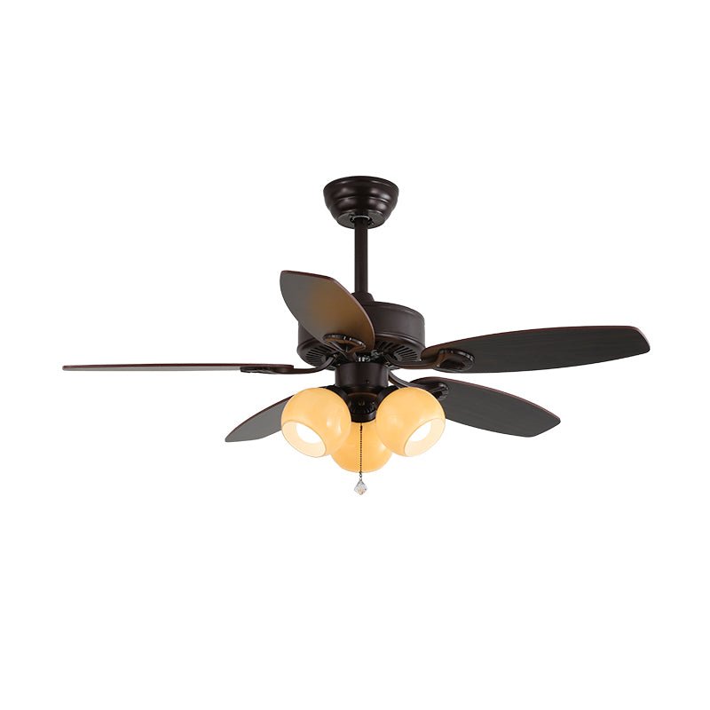 Plafonnier ventilateur Solara, installation filaire