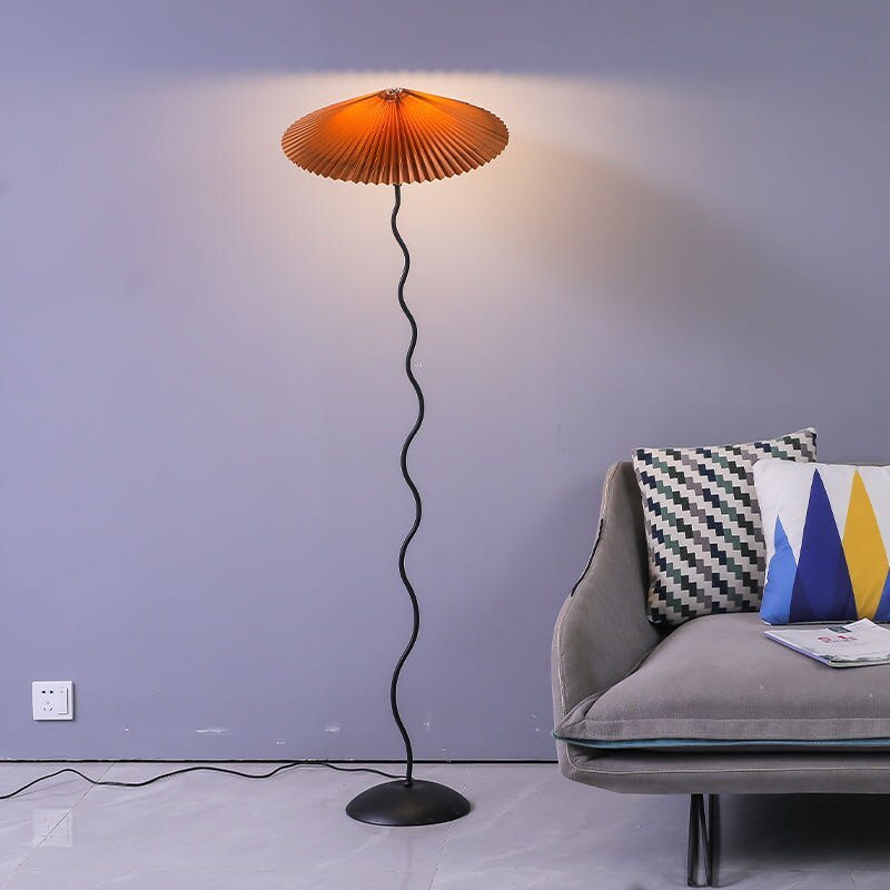 Ritta Moderne LED Lampadaire Métal Chambre/Salon Rouge Orange Blanc