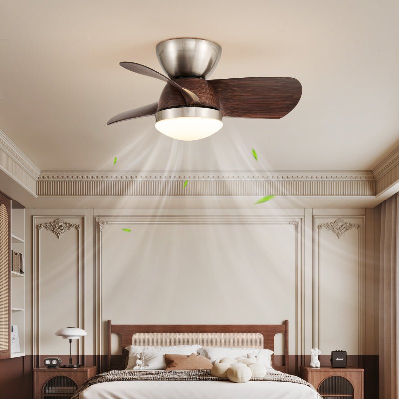 Dimensions du plafonnier ventilateur Dyms : Dia 61cm x H 35cm