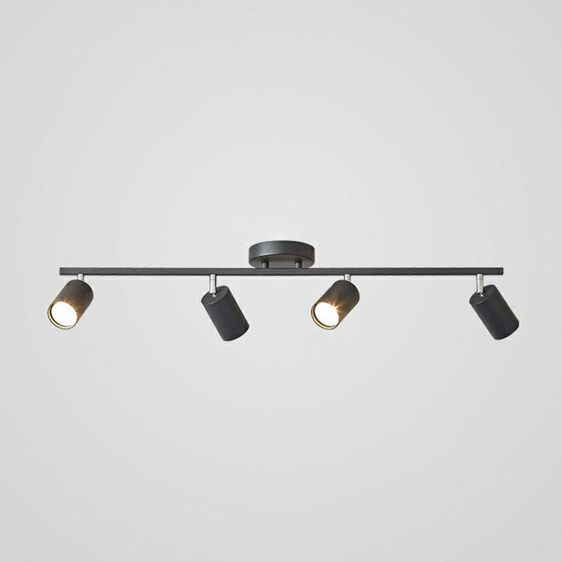 Aim Moderne LED Plafonnier Noir/Blanc/Or Métal Chambre à coucher