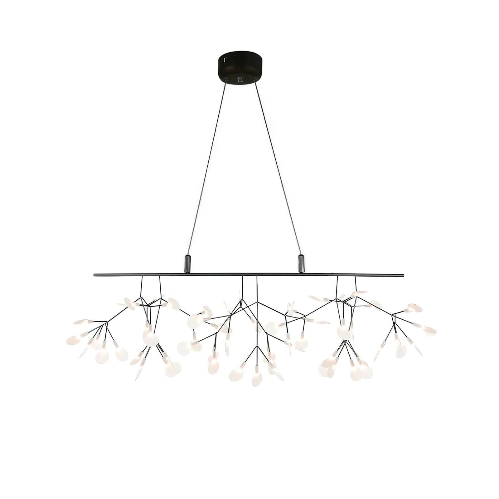 Lustra Chandelier LED À Branches Longues Et Linéaires Artistiques - Neutralighting