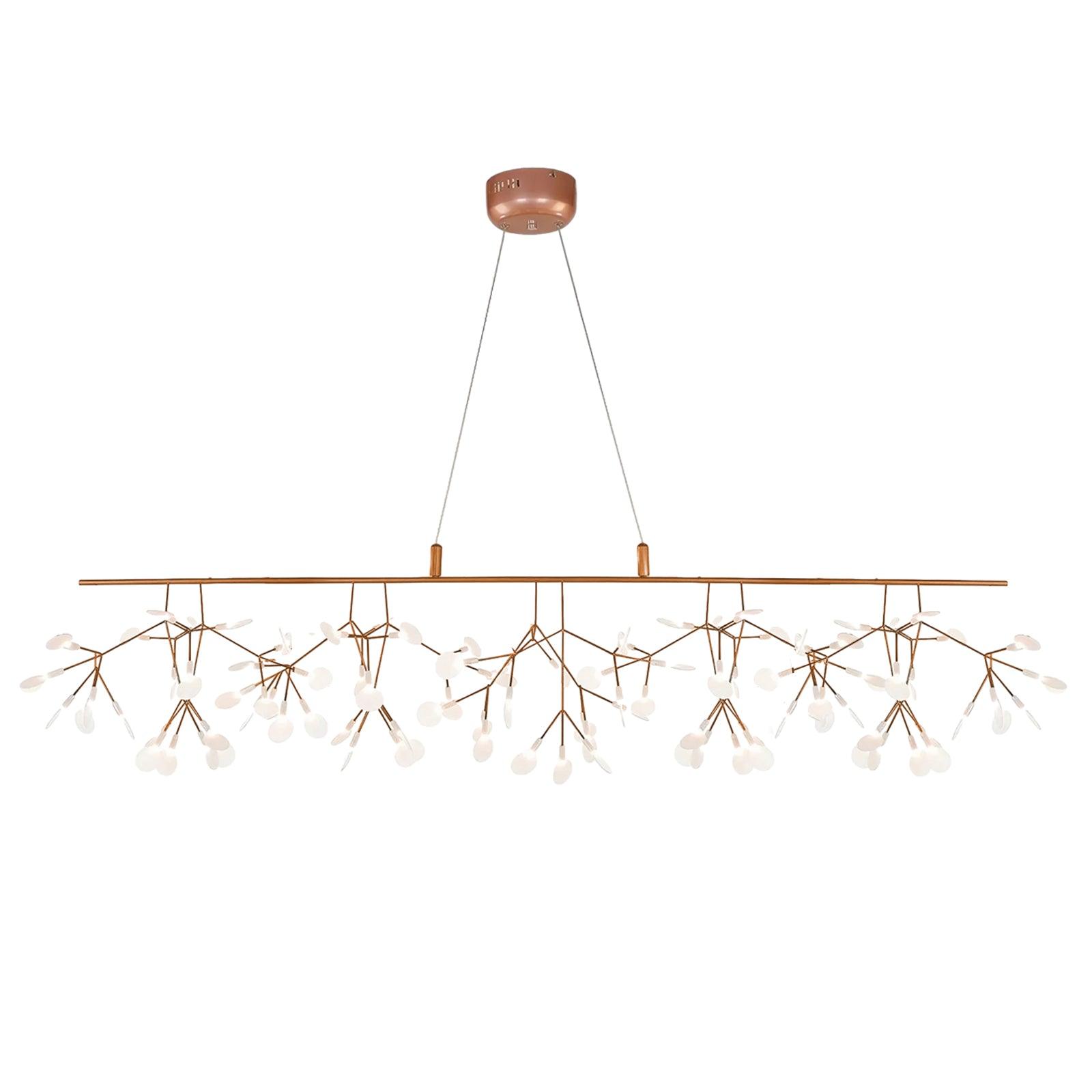 Lustra Chandelier LED À Branches Longues Et Linéaires Artistiques - Neutralighting