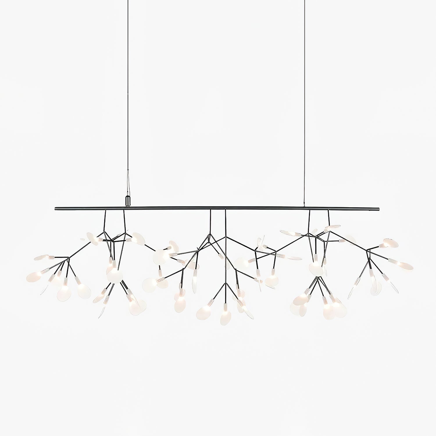 Lustra Chandelier LED À Branches Longues Et Linéaires Artistiques - Neutralighting