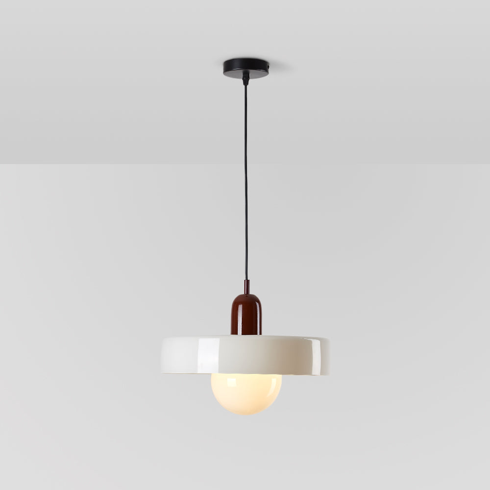 Jess Suspension Ronde Vintage Verre Salon - Neutralighting