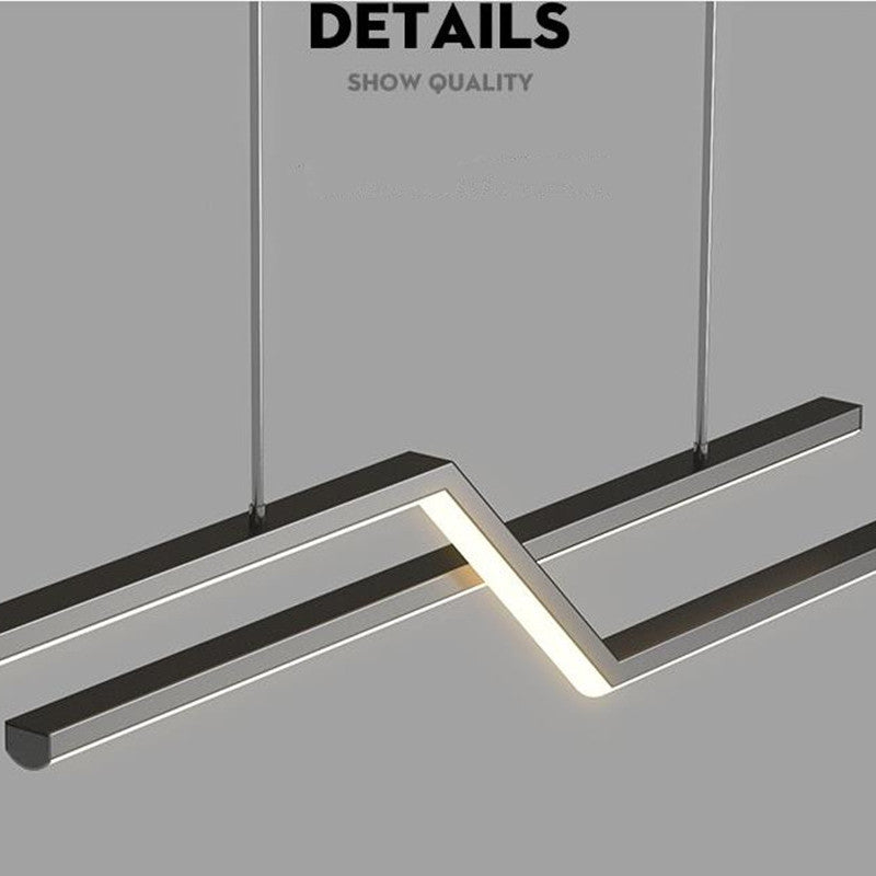 Arisha Luminaires Suspension LED Linéaire Moderne Métal Chevet Chambre - Neutralighting