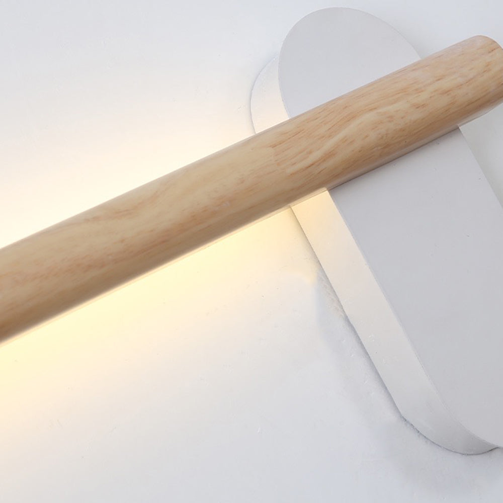 Muto Applique Miroir Linéaire Naturelle, Bois, Chambre à Coucher - Neutralighting