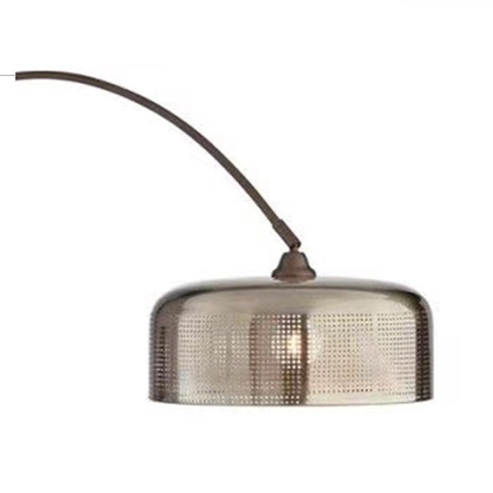 Valentina Lampadaire Courbe Rétro, Métal, Brun, Salon - Neutralighting