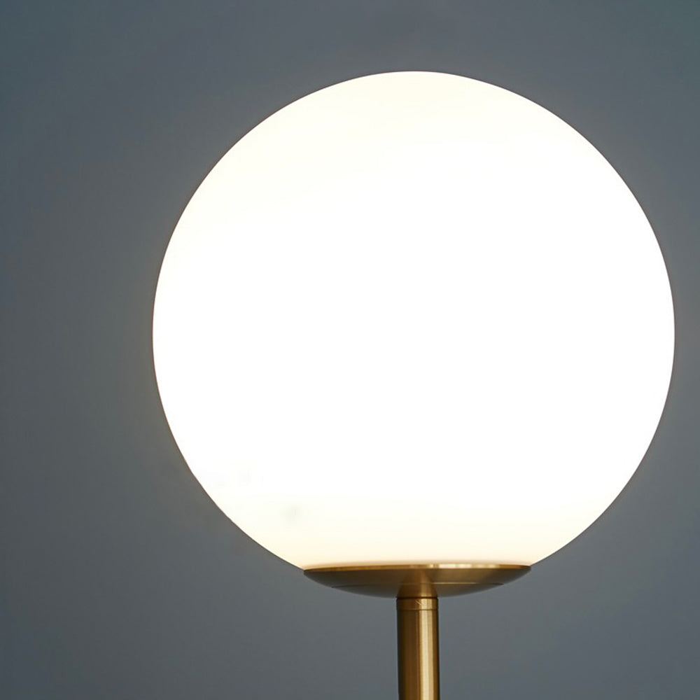 Valentina Design Lampadaire Bulle Simple Métal/Acrylique Doré Salon - Neutralighting
