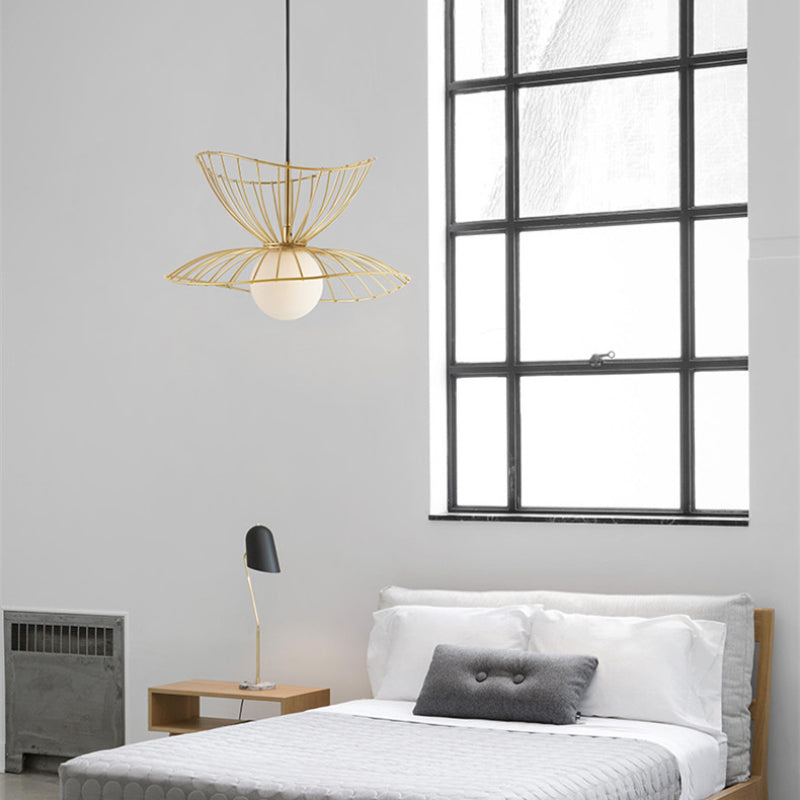 Ritta Luminaires Suspension Vertigo LED Métal Noir/Or Salle à manger - Neutralighting