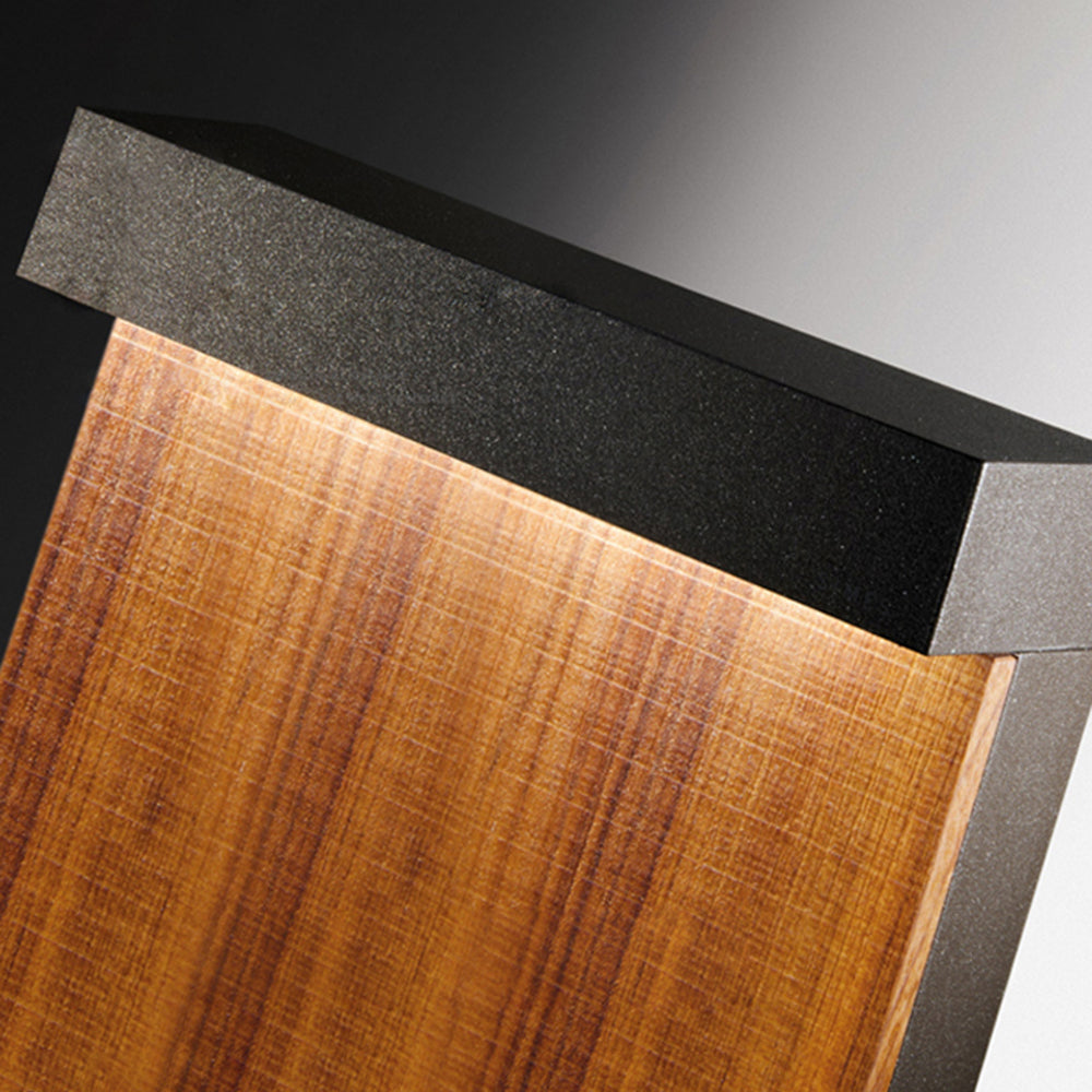 Gisil Extérieure Géométrique Minimaliste. Métal. Bois. Extérieur - Neutralighting