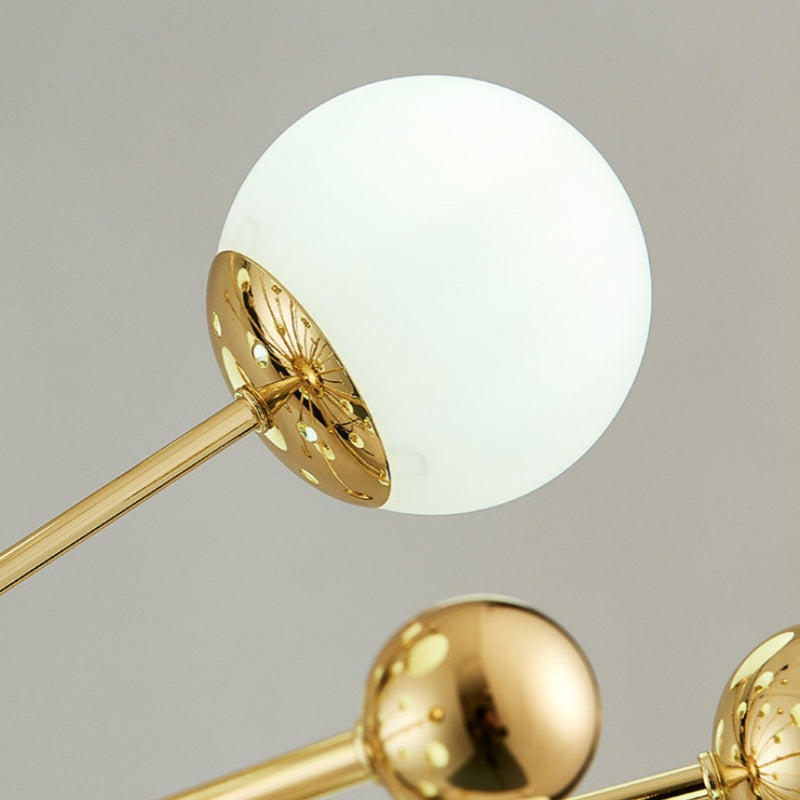 Silva Moderne LED Lustre Or Verre Salon/Chambre À Coucher/Salle À Manger