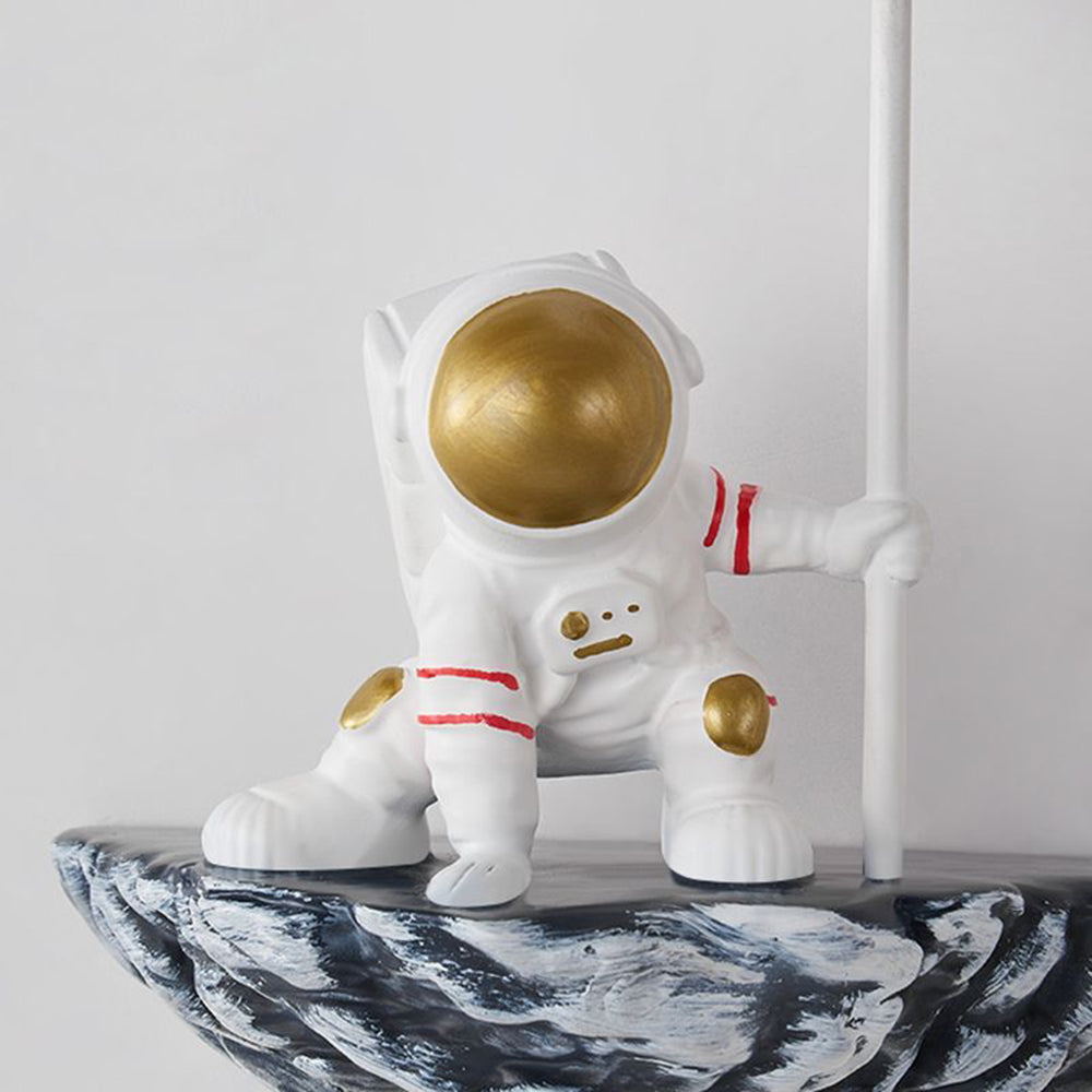 Aria Applique Murale Sphérique Astronaute Design LED Moderne Métal/Verre/Acrylique Blanc Salon - Neutralighting
