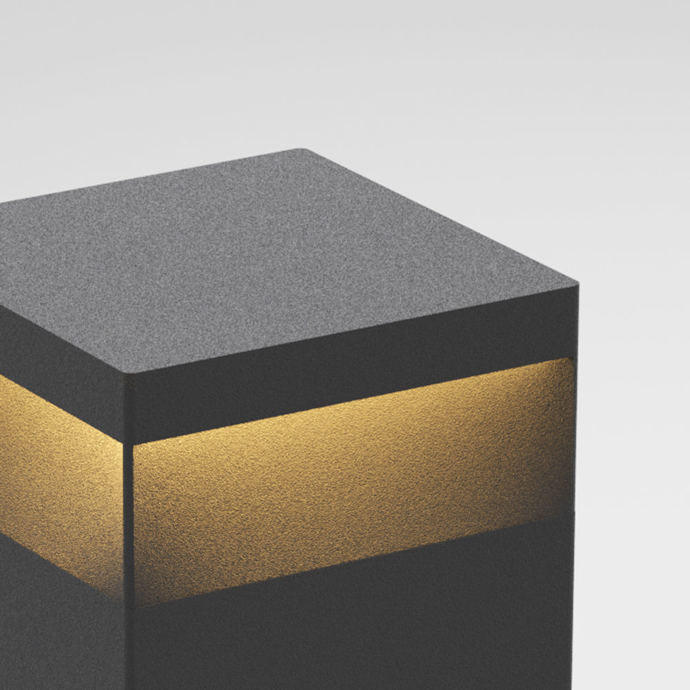 Ray Extérieure Rectangulaire Moderne, Métal, Noir, Extérieur - Neutralighting