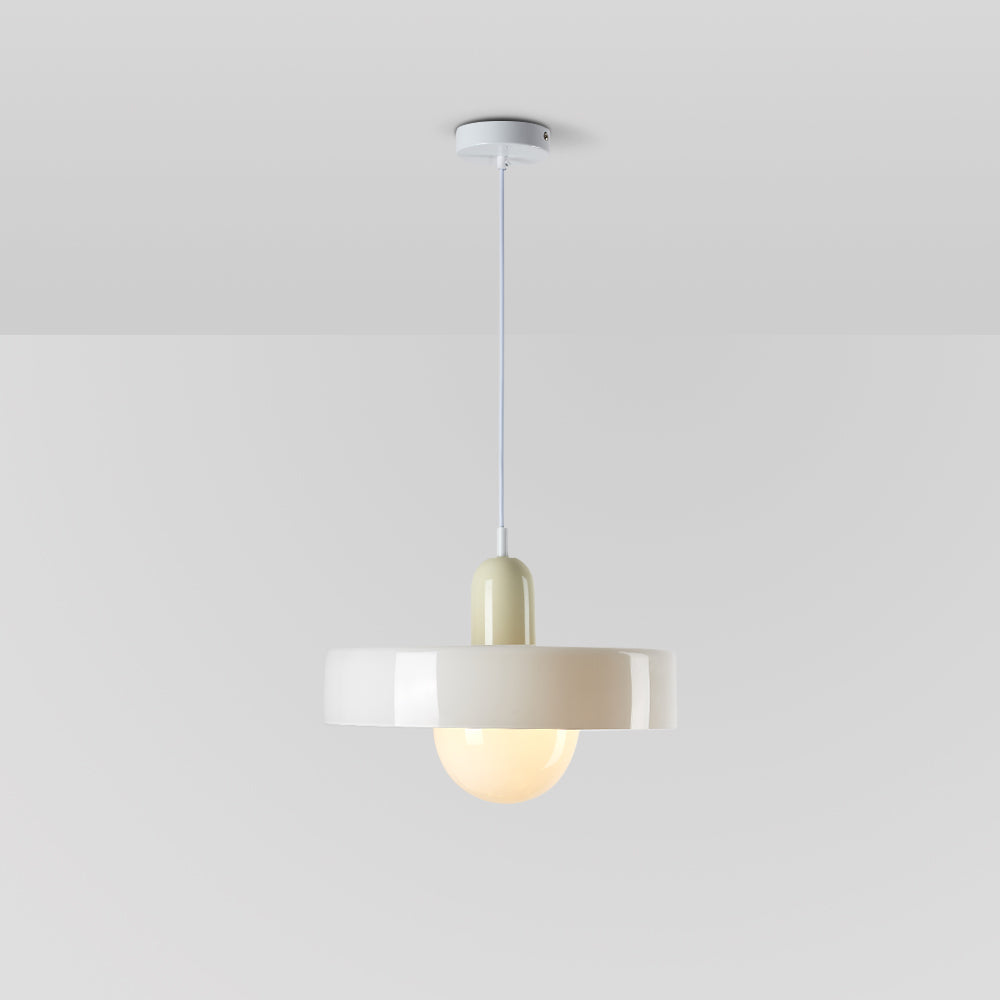 Jess Suspension Ronde Vintage Verre Salon - Neutralighting