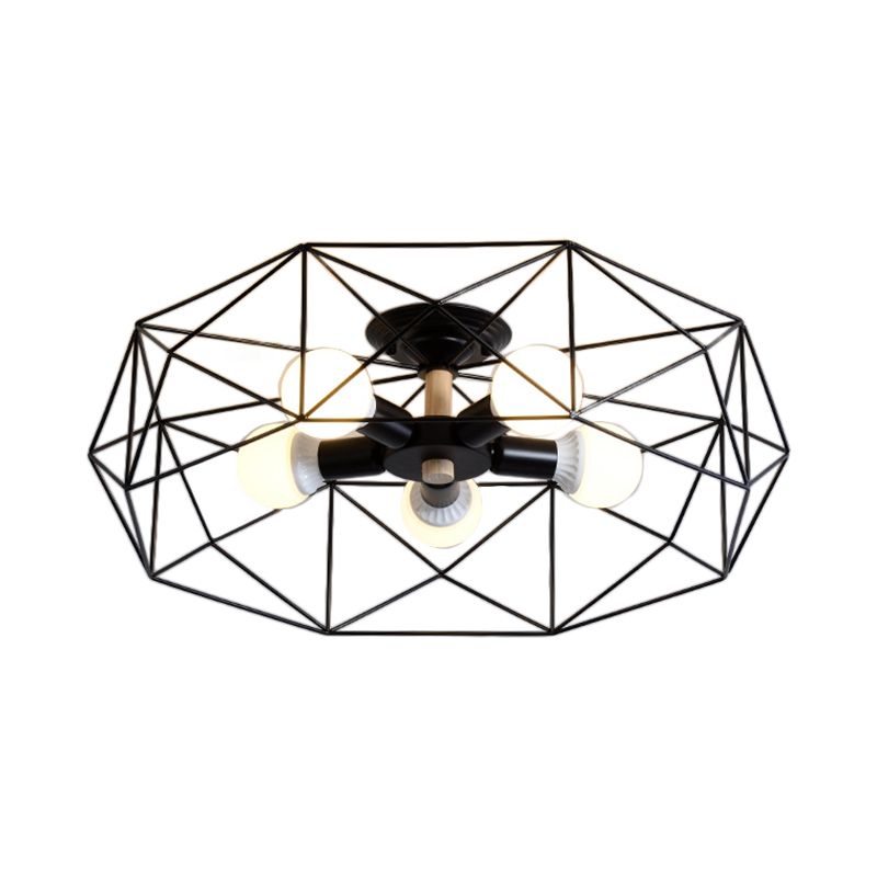Arisha Moderne LED Plafonnier Doré/Blanc Métal Salon Chambre à coucher - Neutralighting