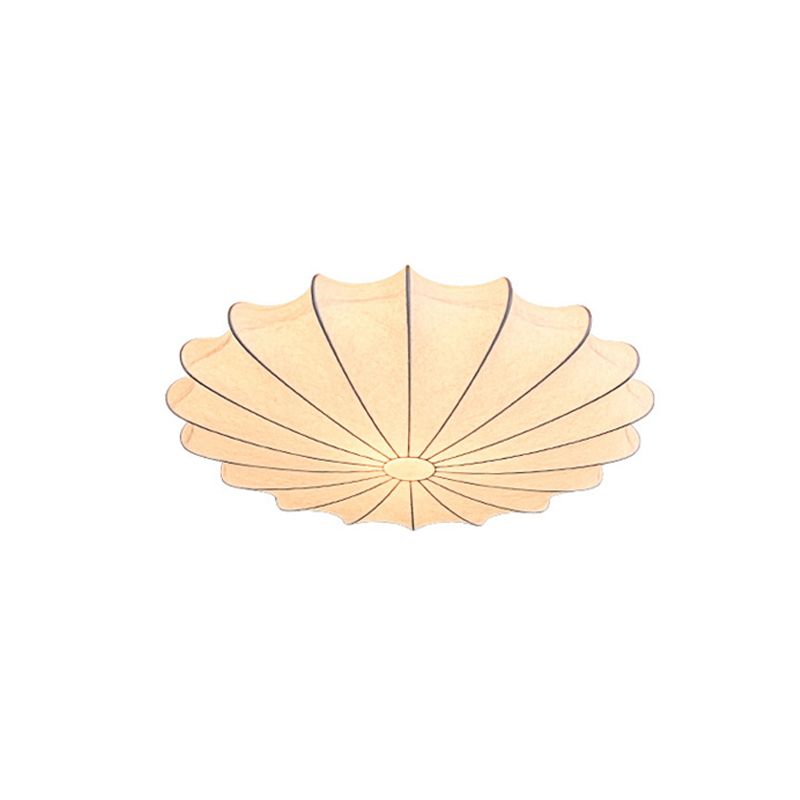 Ritta Ronde Moderne LED Plafonnier Blanc Tissu Salon Chambre à coucher - Neutralighting