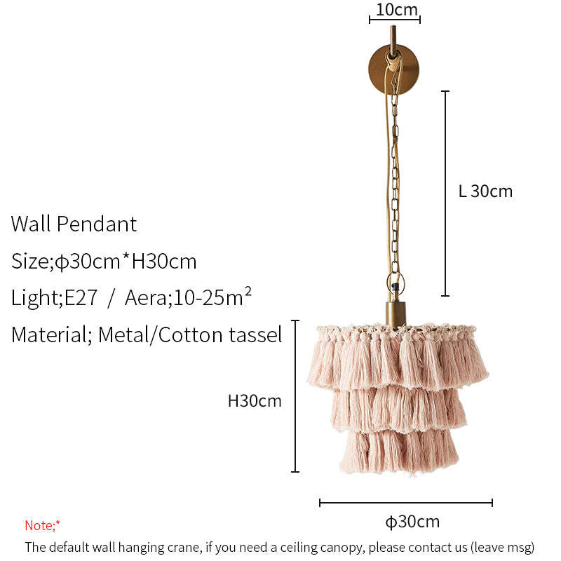 Ritta Suspension Nuage Retro, Metal/Tissu, Rose/Beige/Violet, Salon - Neutralighting