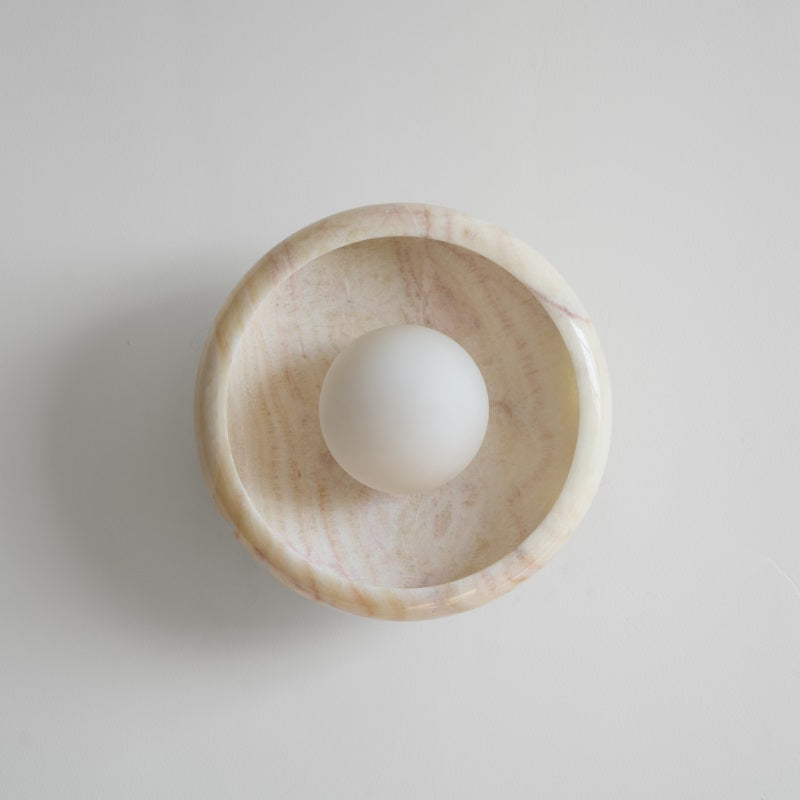 Piedra Applique Murale Marbre Verre Minimaliste - Neutralighting