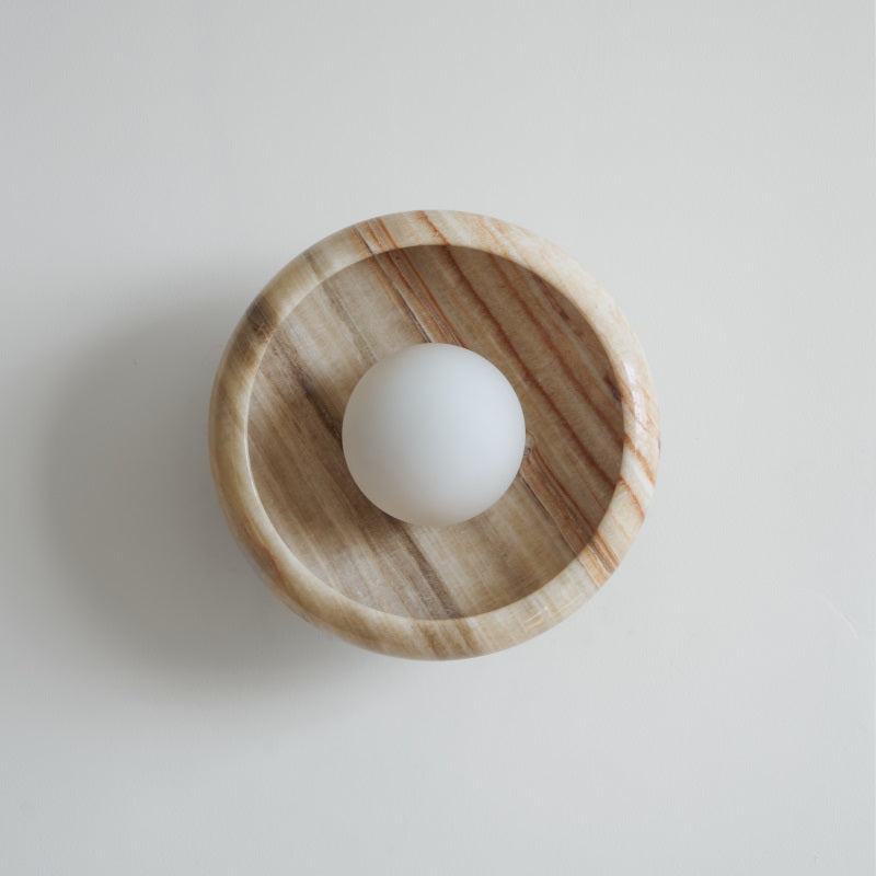 Piedra Applique Murale Marbre Verre Minimaliste - Neutralighting