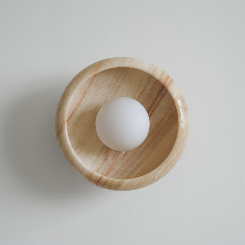 Piedra Applique Murale Marbre Verre Minimaliste - Neutralighting