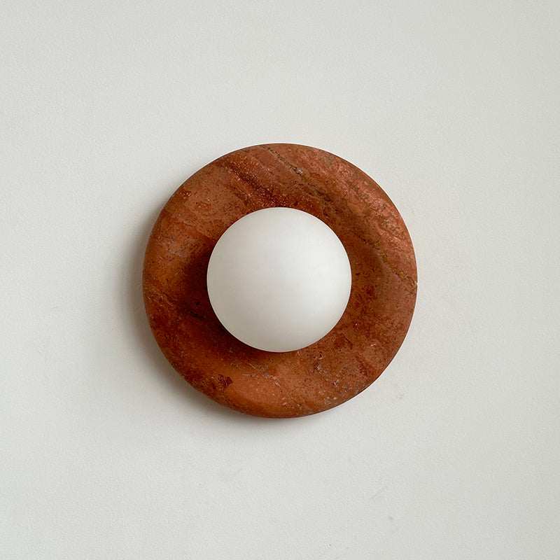 Orli Applique Murale Moderne et Minimaliste en Travertin - Neutralighting