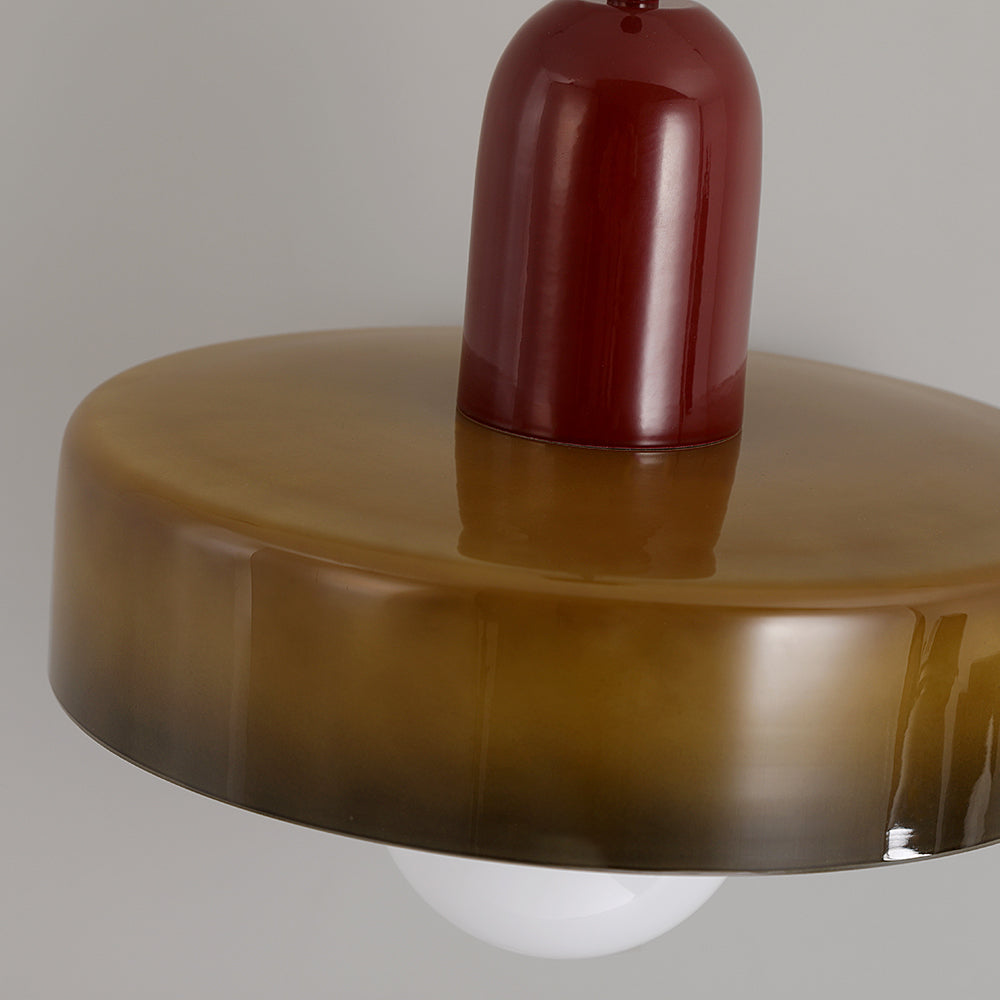 Jess Suspension Ronde Vintage Verre Salon - Neutralighting