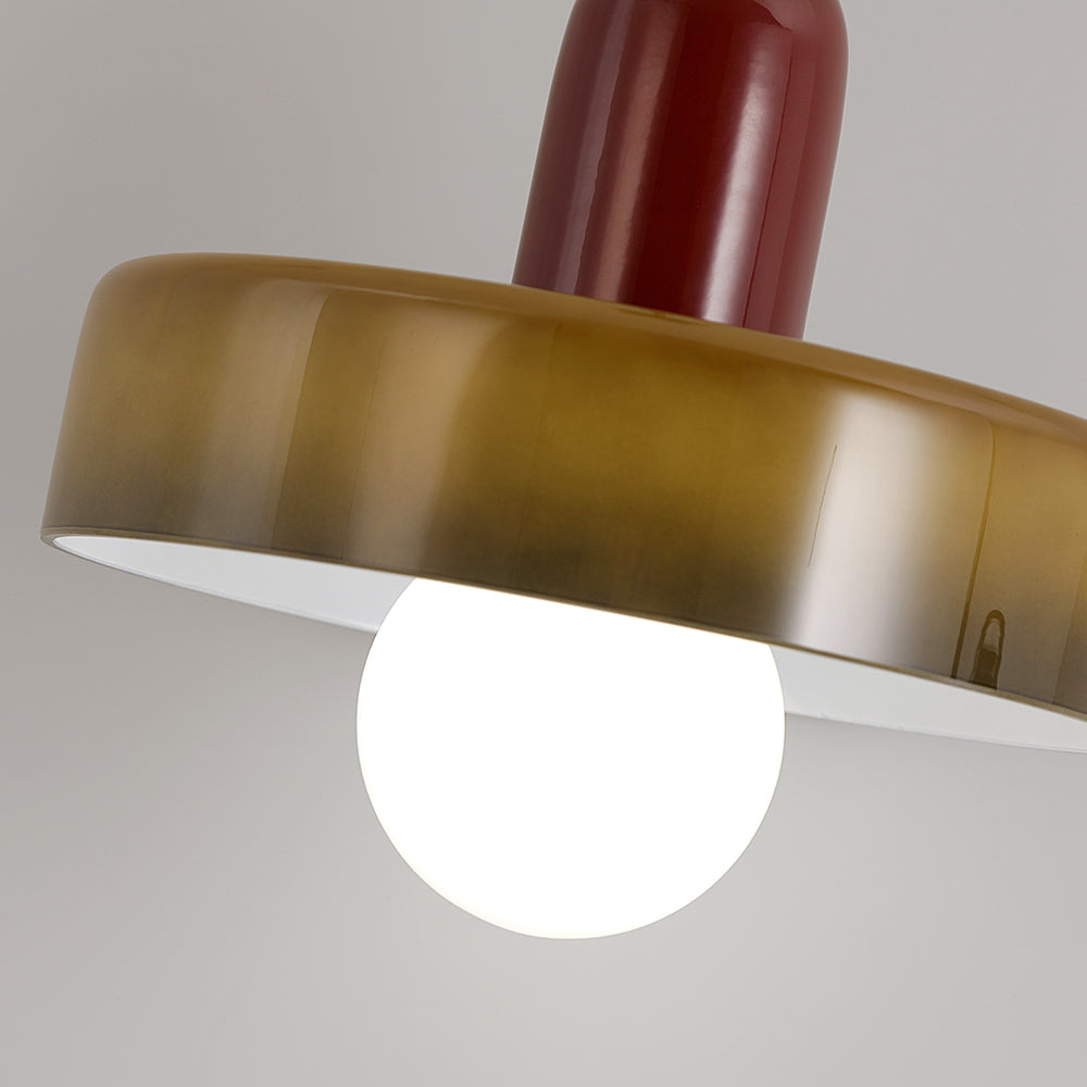 Jess Suspension Ronde Vintage Verre Salon - Neutralighting