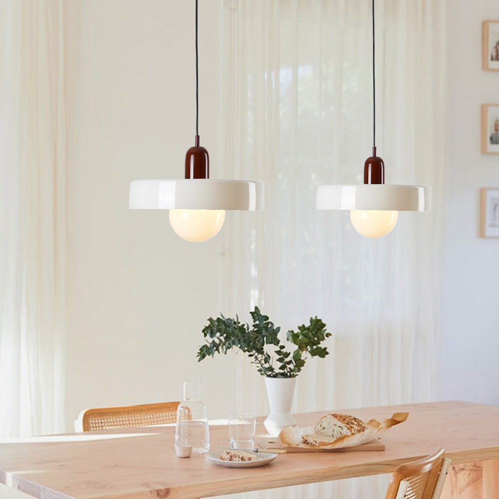 Jess Suspension Ronde Vintage Verre Salon - Neutralighting
