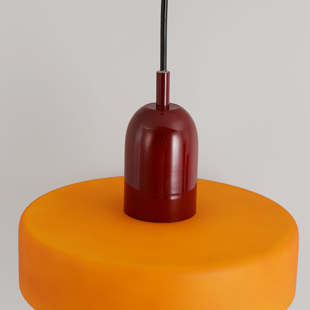 Jess Suspension Ronde Vintage Verre Salon - Neutralighting
