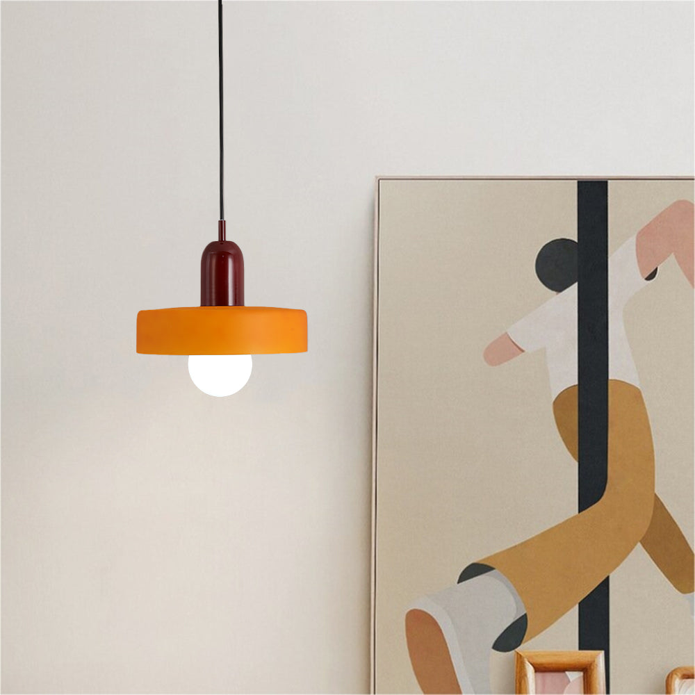 Jess Suspension Ronde Vintage Verre Salon - Neutralighting