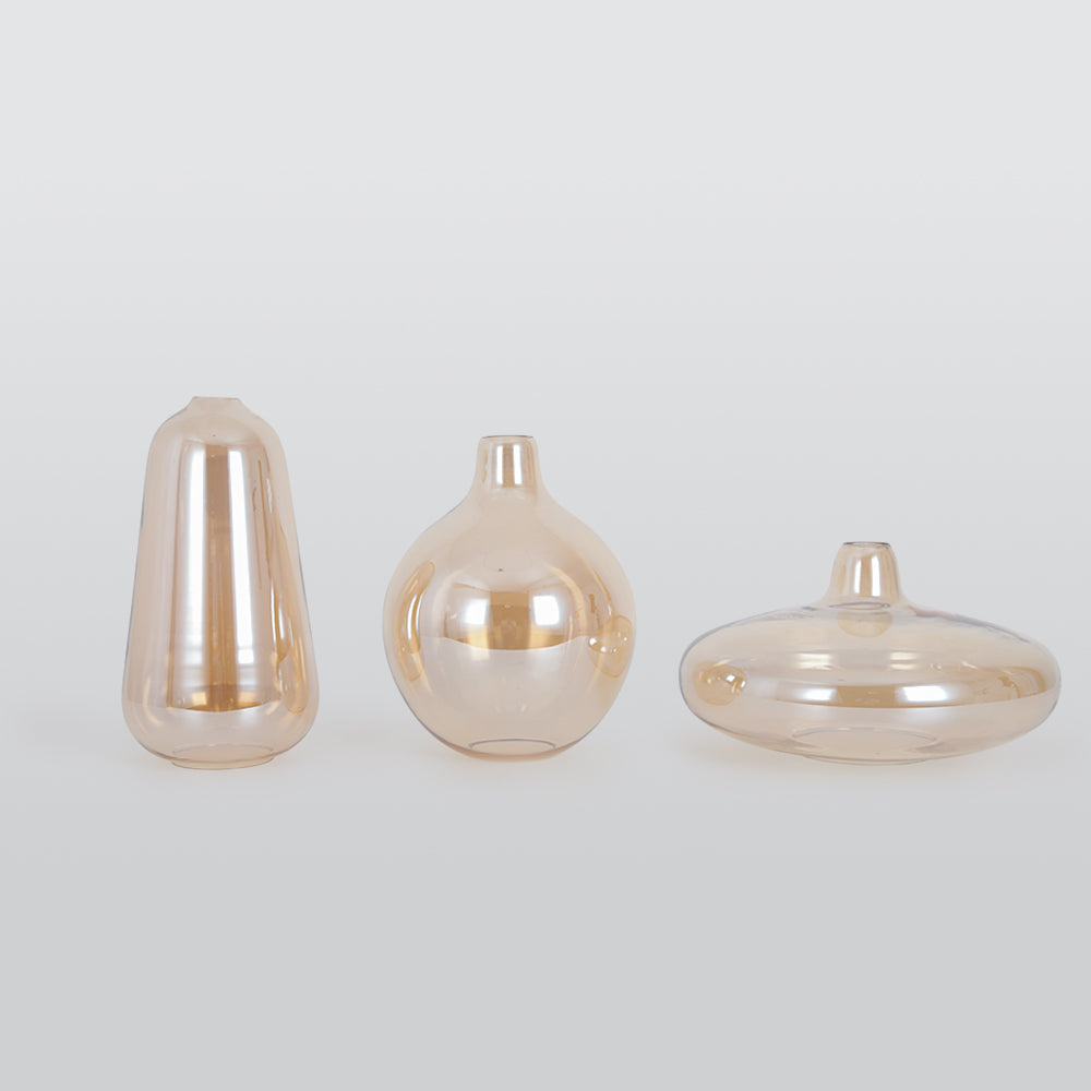 Valentina Luminaires Suspensions Dôme Moderne Métal/Verre Ambre Salon/Chambre à Coucher - Neutralighting