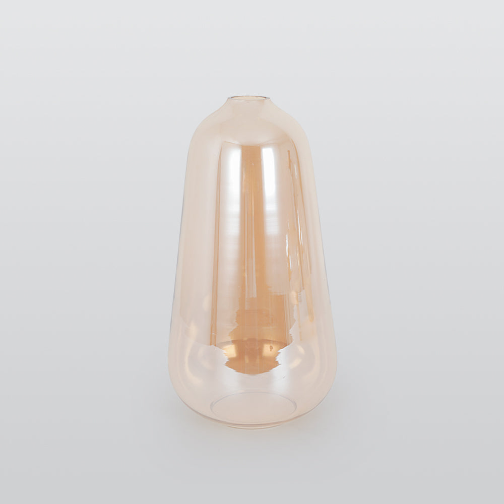 Valentina Luminaires Suspensions Dôme Moderne Métal/Verre Ambre Salon/Chambre à Coucher - Neutralighting