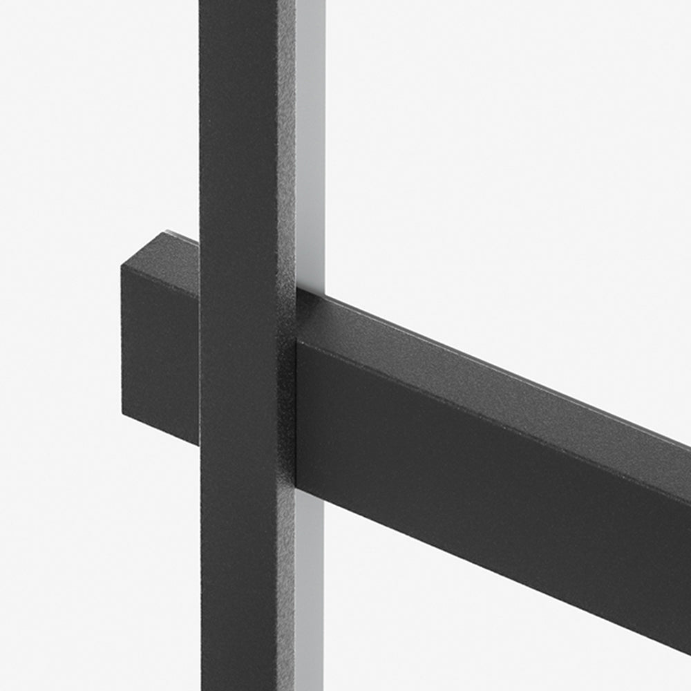 Ray Applique Murale Extérieure Linéaire Minimaliste, Métal, Noir, Terrasse - Neutralighting