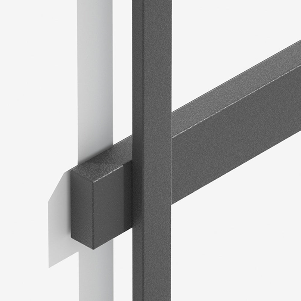 Ray Applique Murale Extérieure Linéaire Minimaliste, Métal, Noir, Terrasse - Neutralighting