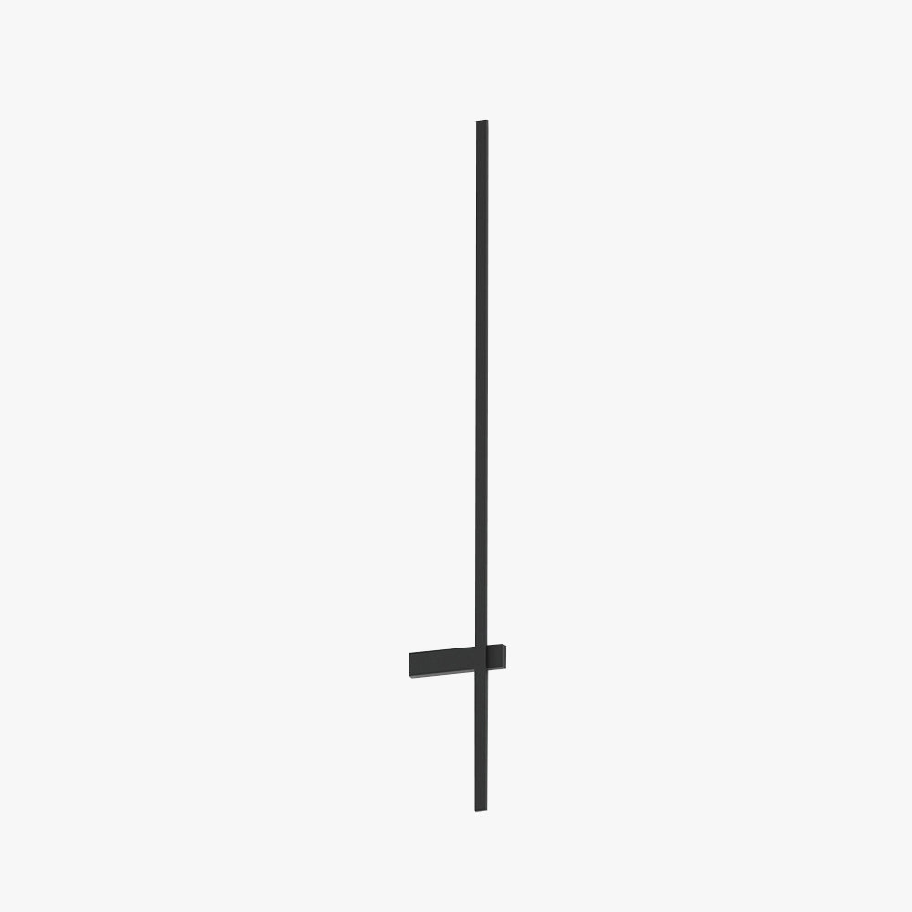 Ray Applique Murale Extérieure Linéaire Minimaliste, Métal, Noir, Terrasse - Neutralighting