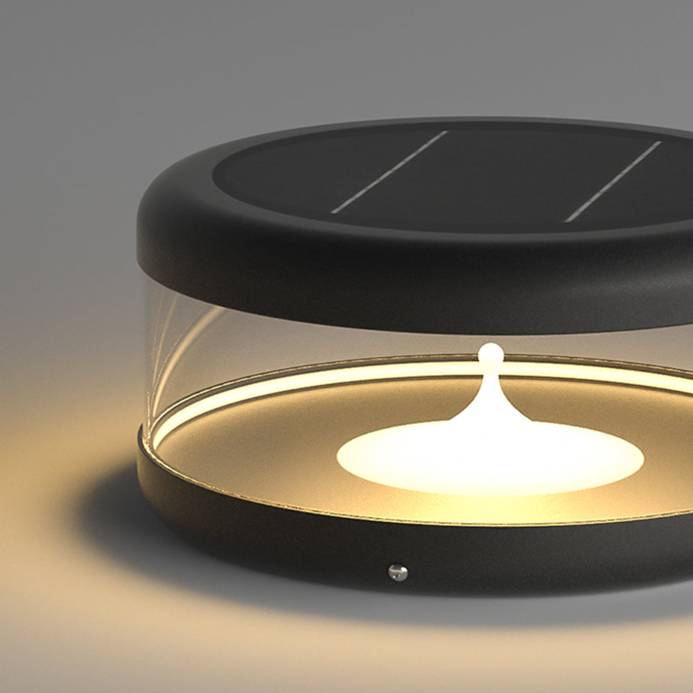 Ray Lampe de Poteau Solaire, Transparente, D 25/30/40CM - Neutralighting